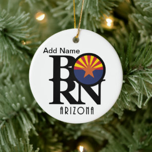 Adorno De Cerámica Personalizable BORN Arizona