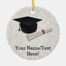 Personalizable del diploma del casquillo de la