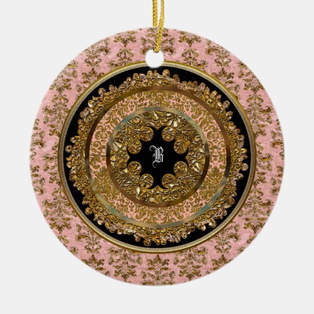 Adorno De Cerámica Personalizable del Victorian de Abbigail (Frente)