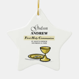 Adorno De Cerámica Personalizable, Godson First Community Chalice