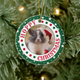 Adorno De Cerámica Personalizable House Rabbit | Foto de Navidades am