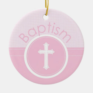 Adorno De Cerámica Personalizable, Rosa Niña Hija de Dios Bautizo