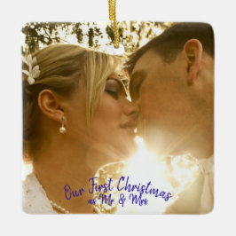 Adorno De Cerámica Personalización de la pluma de pavo real fotográfi