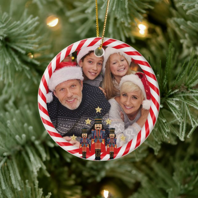 Adorno De Cerámica Personalización del nombre de la foto de la famili (Árbol)