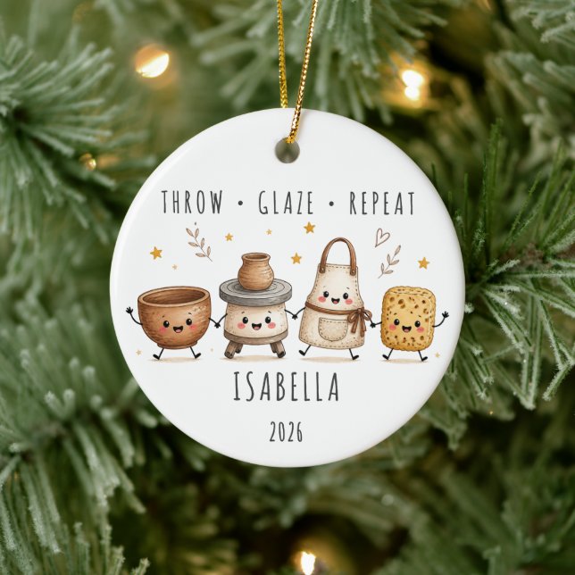 Adorno de cerámica personalizado (Árbol)