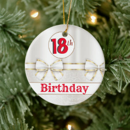 Adorno De Cerámica PERSONALIZADO 18 cumpleaños
