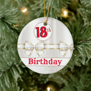 Adorno De Cerámica PERSONALIZADO 18 cumpleaños