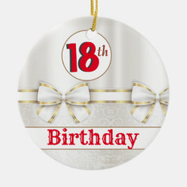 Adorno De Cerámica PERSONALIZADO 18 cumpleaños