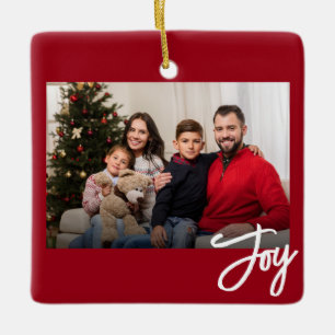 Adorno De Cerámica Personalizado 2-Foto 2-cara 2-cara Fotografía fami