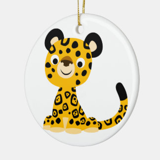 Adorno De Cerámica Personalizado amable y amable Jaguar