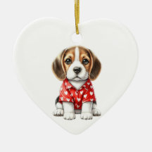 Personalizado Beagle Dog Fun Valentine