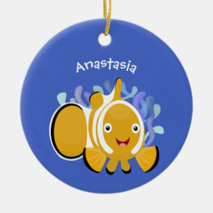 Adorno De Cerámica Personalizado de anenoma de payaso alegre