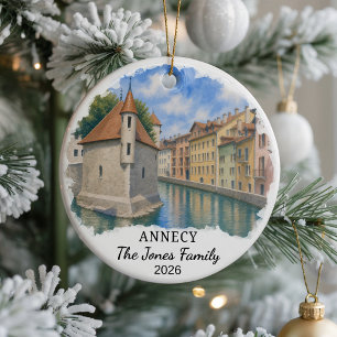 Adorno de cerámica personalizado de Annecy, Franci