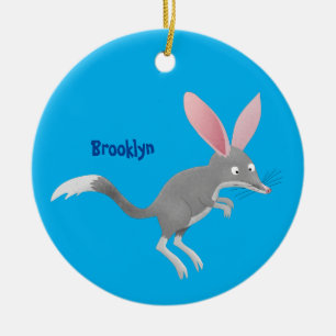 Adorno De Cerámica Personalizado de bilby australiano feliz