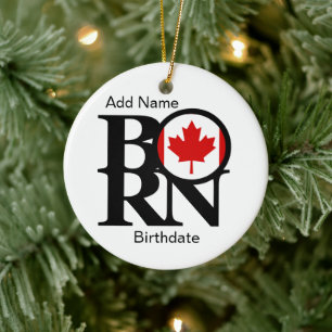 Adorno De Cerámica Personalizado de BORN Canadá