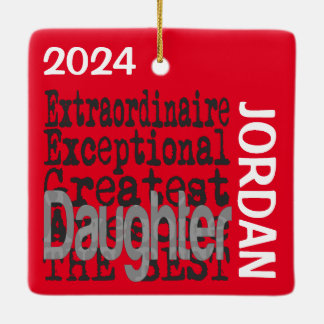 Adorno De Cerámica Personalizado de Daughter Extraordinaire