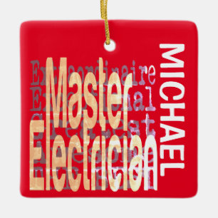 Adorno De Cerámica Personalizado de Electricidad Principal Extraordin