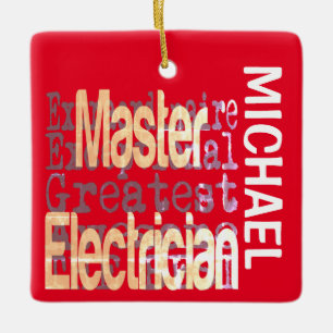 Adorno De Cerámica Personalizado de Electricidad Principal Extraordin