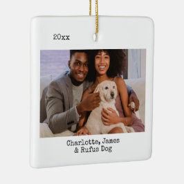 Adorno De Cerámica Personalizado de fotos y texto personalizado