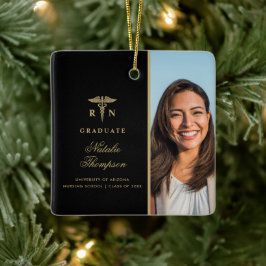 Adorno De Cerámica Personalizado de Graduación de Enfermeras Registra