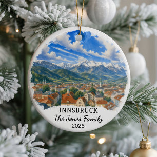 Adorno de cerámica personalizado de Innsbruck, Au 
