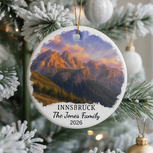 Adorno de cerámica personalizado de Innsbruck, Au 