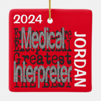 Adorno De Cerámica Personalizado de intérpretes médicos extraordinari