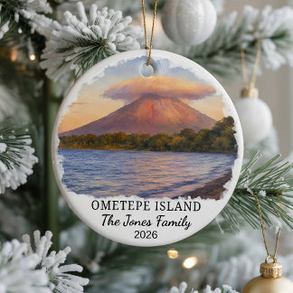 Adorno de cerámica personalizado de la isla de Ome