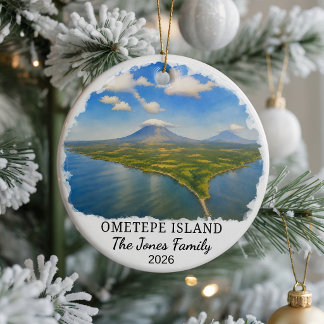 Adorno de cerámica personalizado de la isla de Ome