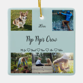Adorno De Cerámica Personalizado de la tripulación pop 5 cuadros foto