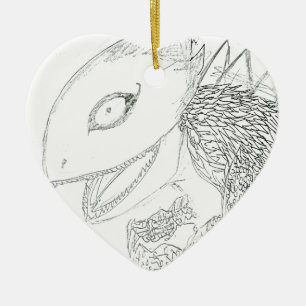 Adorno De Cerámica personalizado de lagarto monstruo