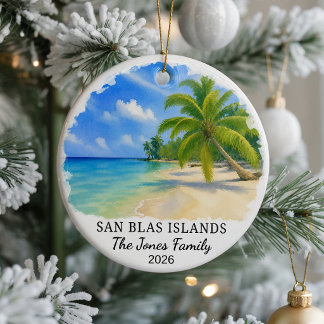 Adorno de cerámica personalizado de las Islas San 
