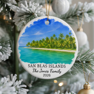 Adorno de cerámica personalizado de las Islas San 