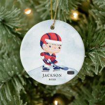Adorno de cerámica personalizado de Navidad para n