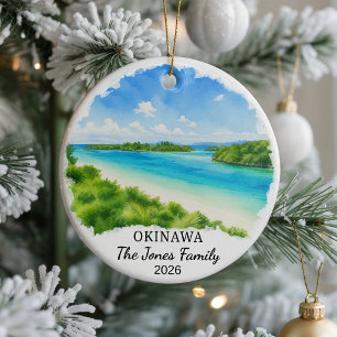 Adorno de cerámica personalizado de Okinawa, Japón