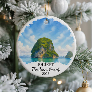 Adorno de cerámica personalizado de Phuket, person