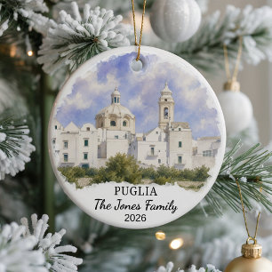 Adorno de cerámica personalizado de Puglia, Italia