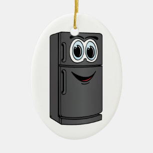 Adorno De Cerámica Personalizado de refrigerador negro