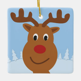 Adorno De Cerámica Personalizado de renos