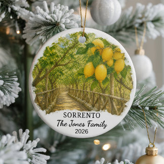 Adorno de cerámica personalizado de Sorrento, pers