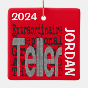 Adorno De Cerámica Personalizado de Teller Extraordinaire