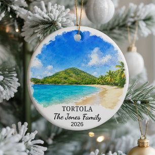 Adorno de cerámica personalizado de Tortola, Britá