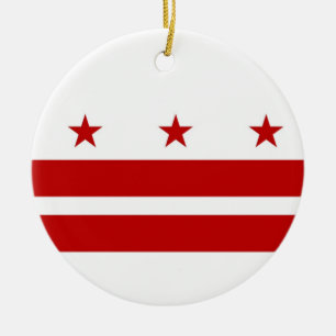 Adorno De Cerámica Personalizado de Washington DC