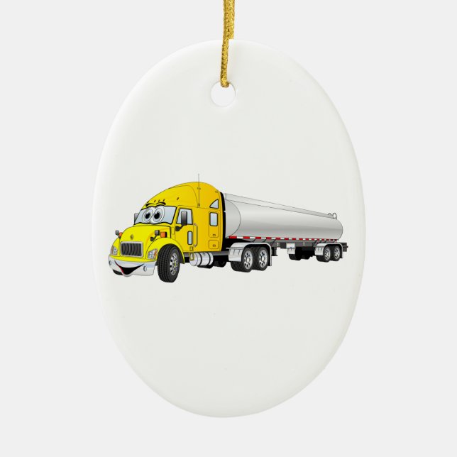 Adorno De Cerámica Personalizado del remolque de remolque de remolque (Frente)