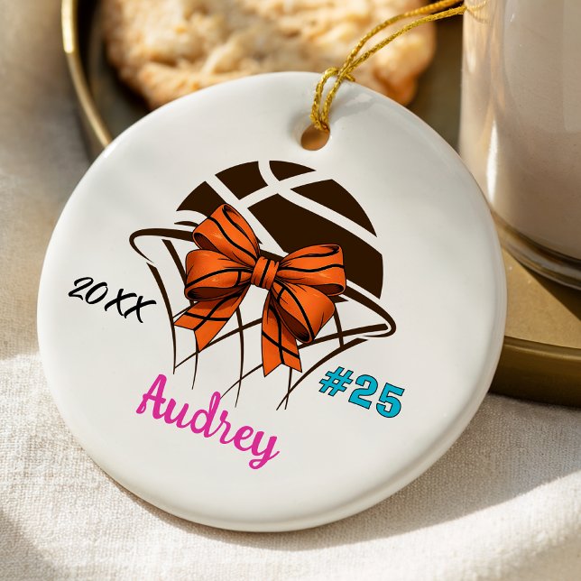 Adorno De Cerámica personalizado deportista chica de baloncesto (Subido por el creador)