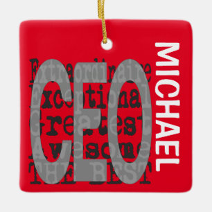 Adorno De Cerámica PERSONALIZADO Extraordinaire CEO