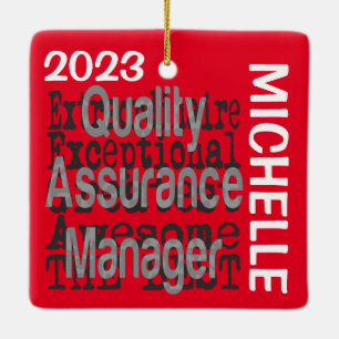 Adorno De Cerámica Personalizado Extraordinaire de Quality Assurance 