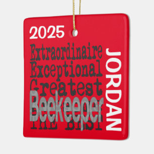 Adorno De Cerámica Personalizado Extraordinaria de Beekeeper