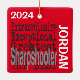 Adorno De Cerámica Personalizado Extraordinaria de Sharpshooter