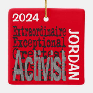 Adorno De Cerámica Personalizado Extraordinario activista